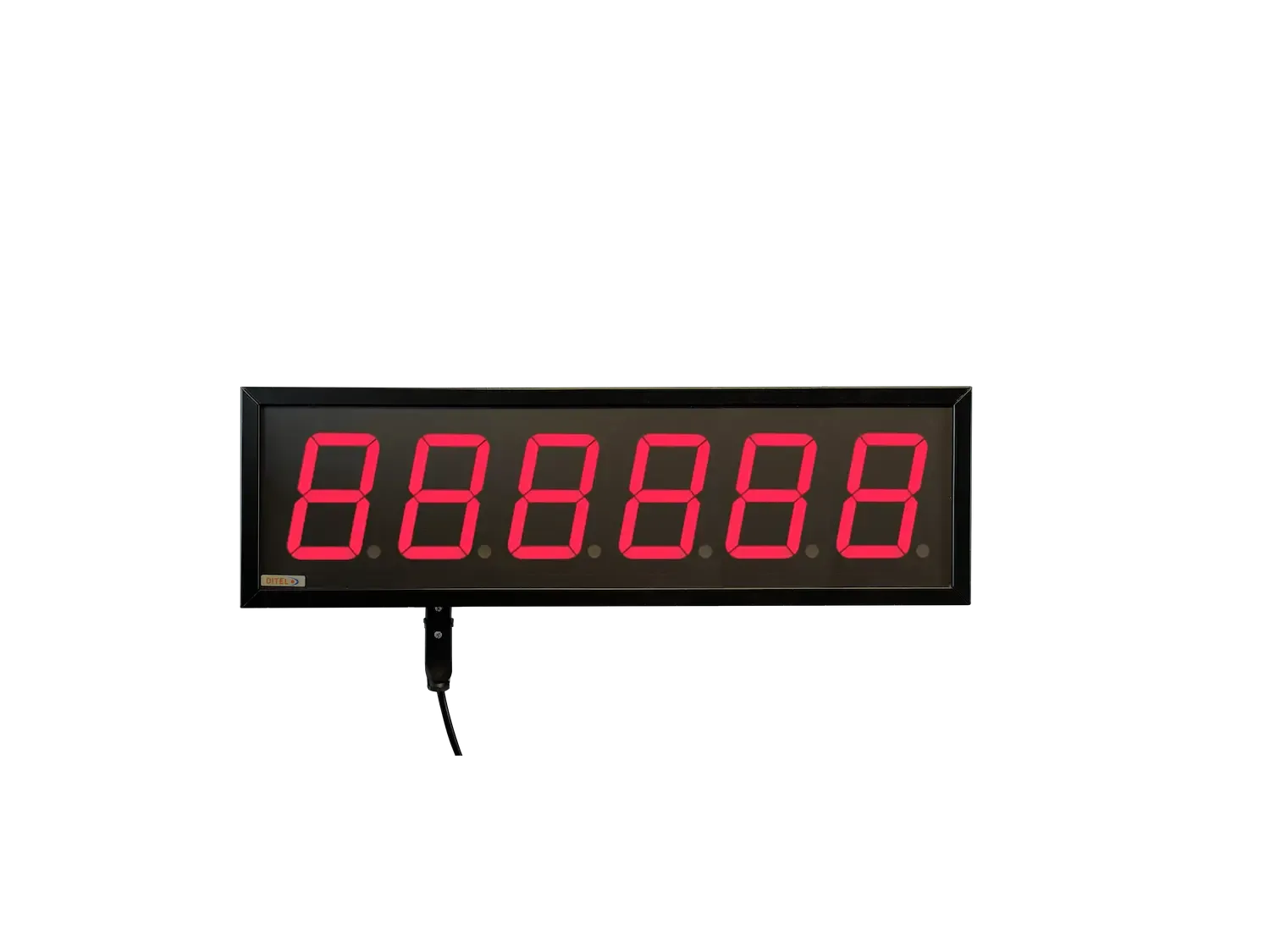 Visualizador Numerico 100mm, 6 digitos, Serie, Ethernet, Wifi +2R